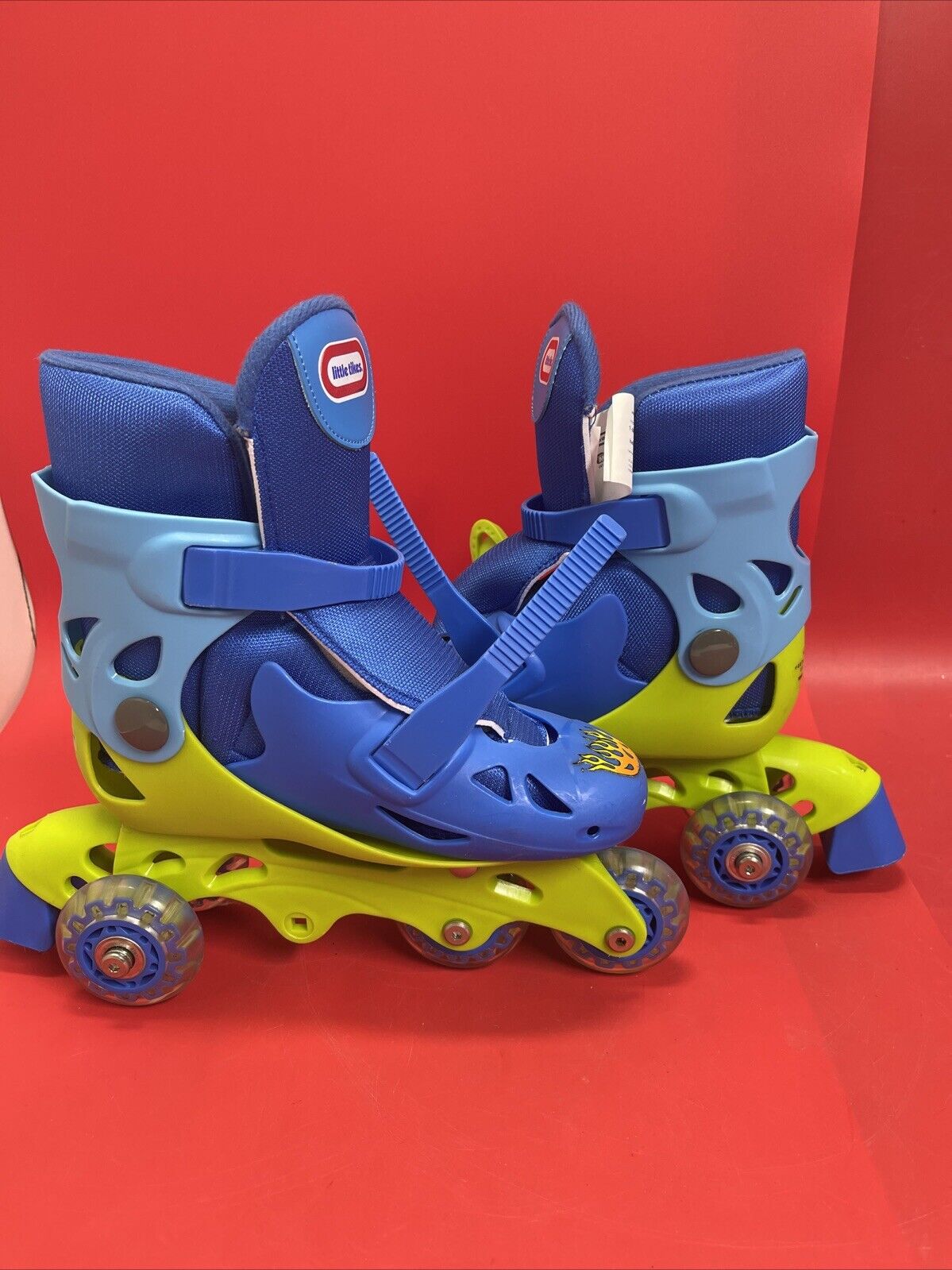The Little Tikes Convertible Training Roller Blades Skates "79" Boys