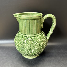 Lenox Pitcher Summer Terrace Green 8” Pottery