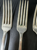 Oneida Community Par Plate Forks And Teaspoons/ Lot Of 14