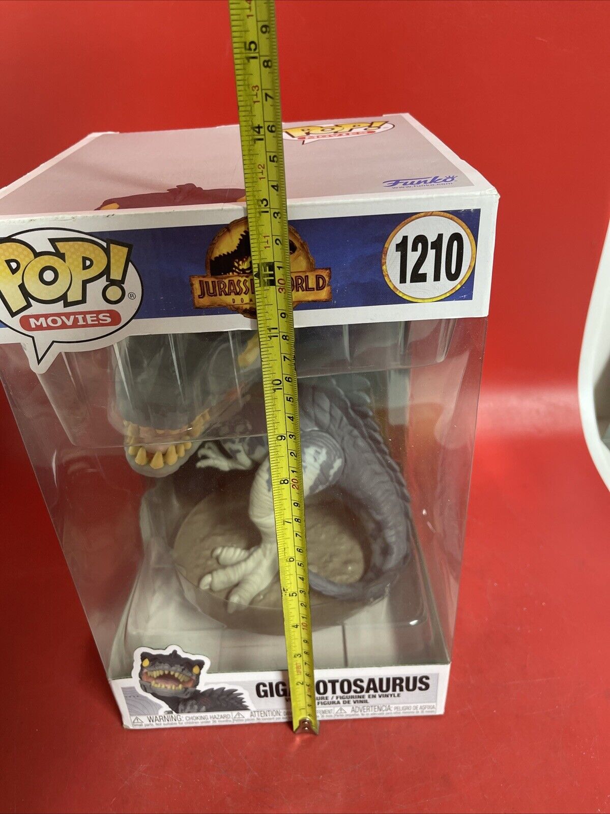 Funko Pop! Jurassic World Dominion Giganotosaurus #1210 Jumbo 10" Vinyl Figure