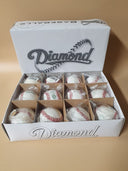 Diamond Sports Little League DLL-1 Leather Baseballs Set 12