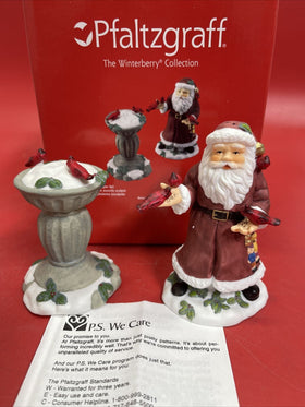 PFALTZGRAFF WINTERBERRY Sculpted Salt & Pepper Set 2