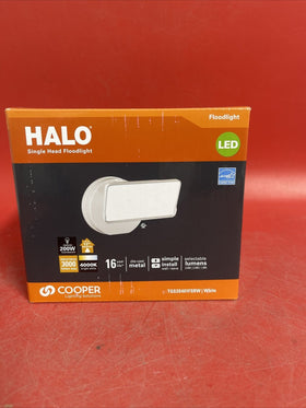 Halo TGS 200-Watt 90-¦ White Outdoor Integrated LED Flood Light TGS3S401FSRW