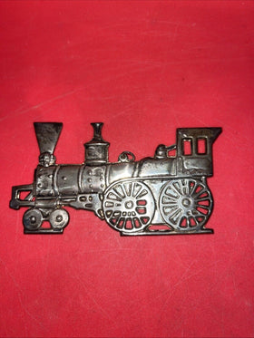 Gorham Sterling Silver American Heritage 1975 Christmas Locomotive  Ornament