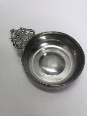 Vintage OLD STURBRIDGE VILLAGE STIEFF PEWTER PORRINGER Bowl