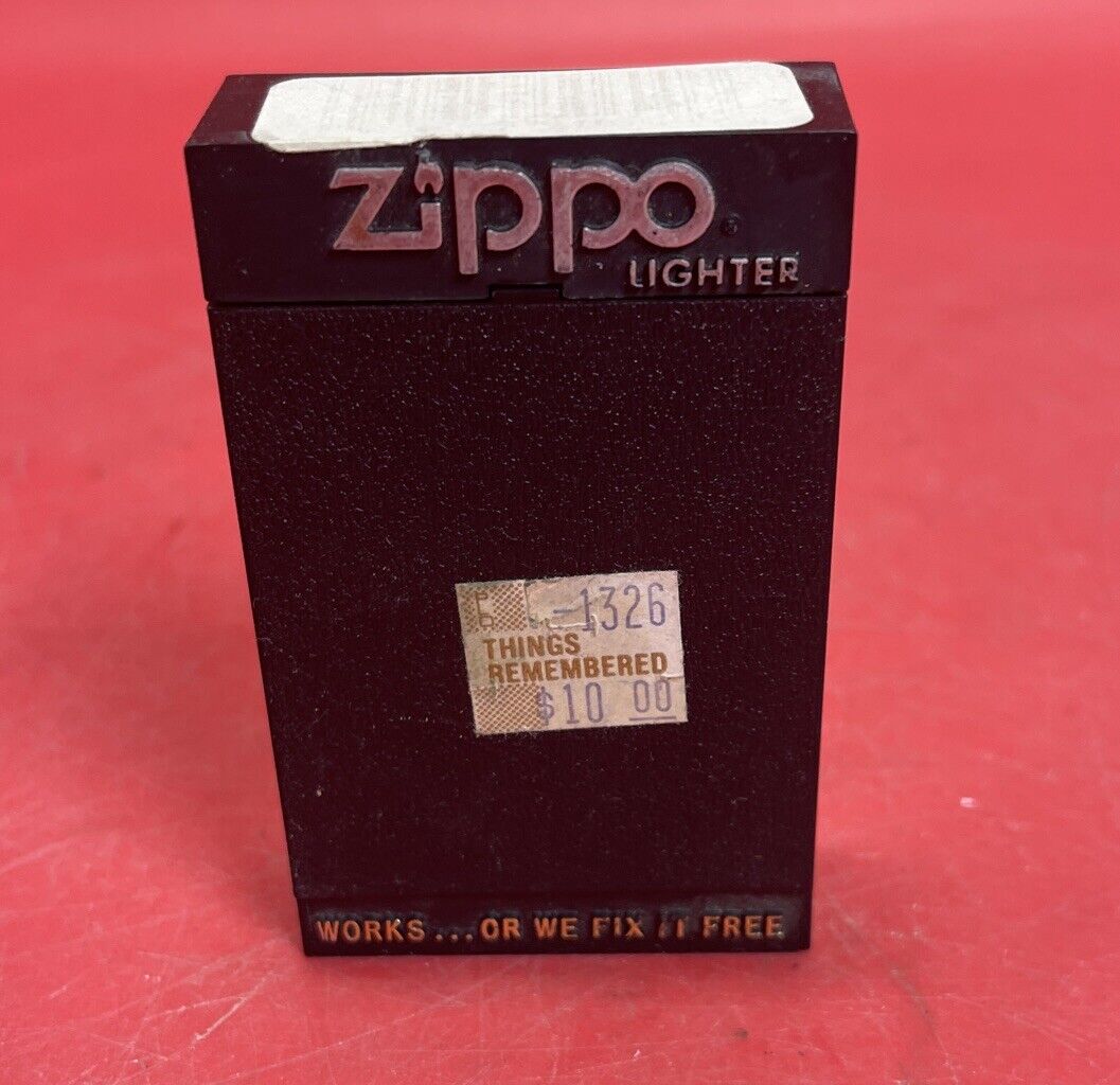 VTG Zippo Slim Lighter Used