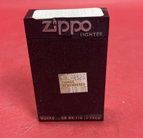 VTG Zippo Slim Lighter Used