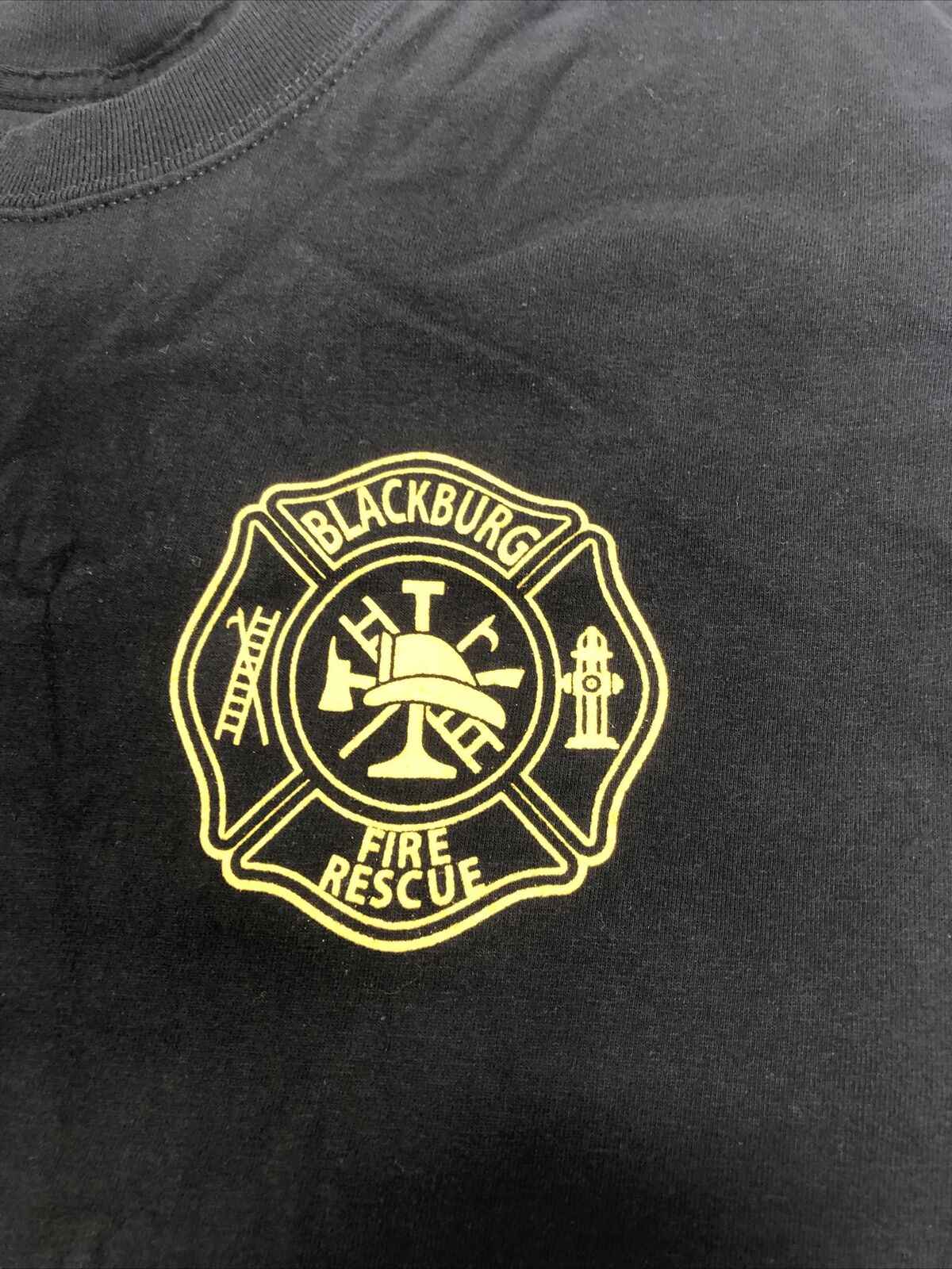 Outsiders 0161 Blackburg Fire Department T-shirt Tv Show Prop