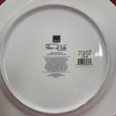 222 Fifth SLICE OF LIFE - COIN COLLECTION 12" Platter Black White Marla Shega