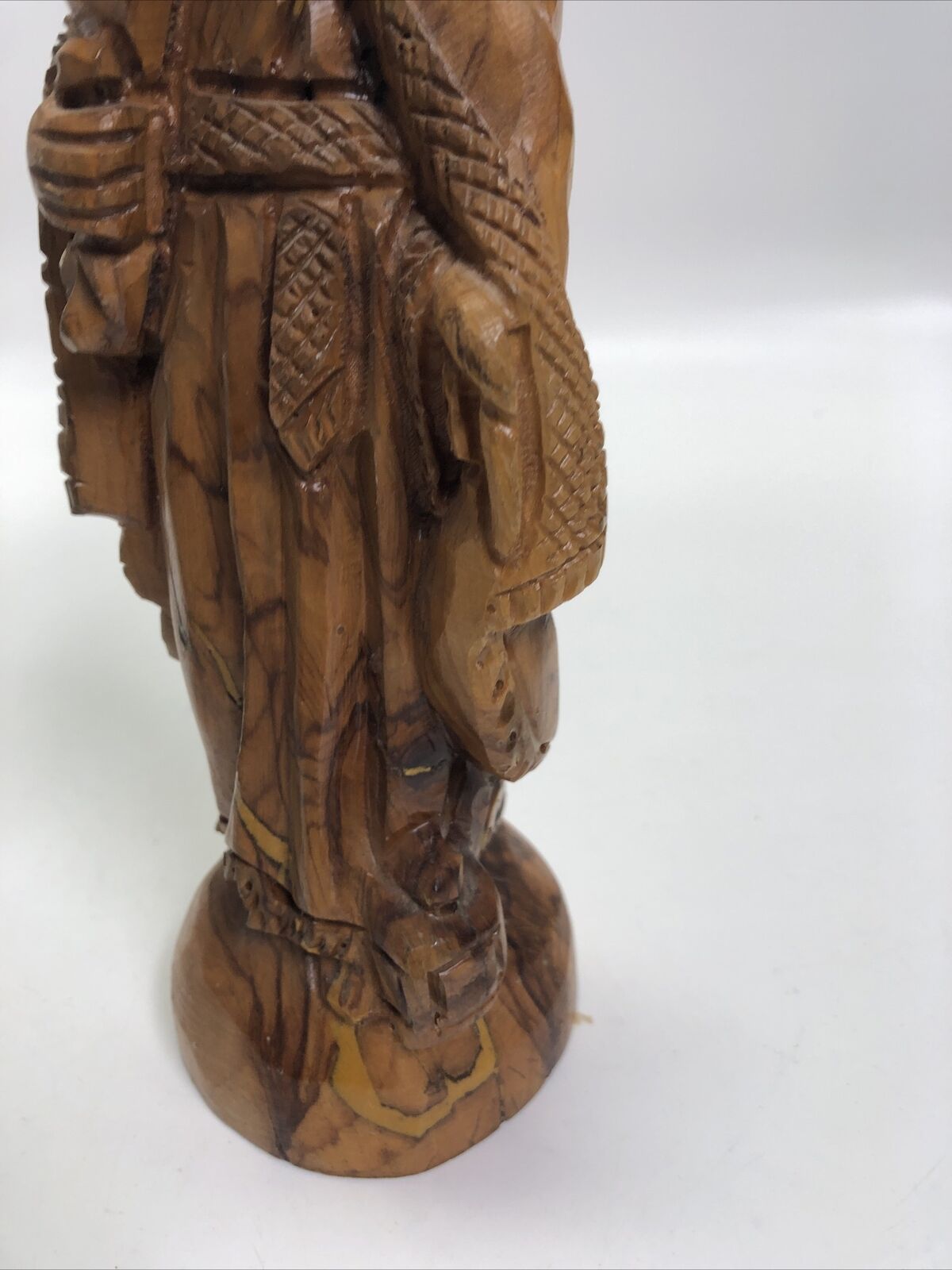 Chinese Exquisite Hand-carved Guanyin Carving Boxwood statue