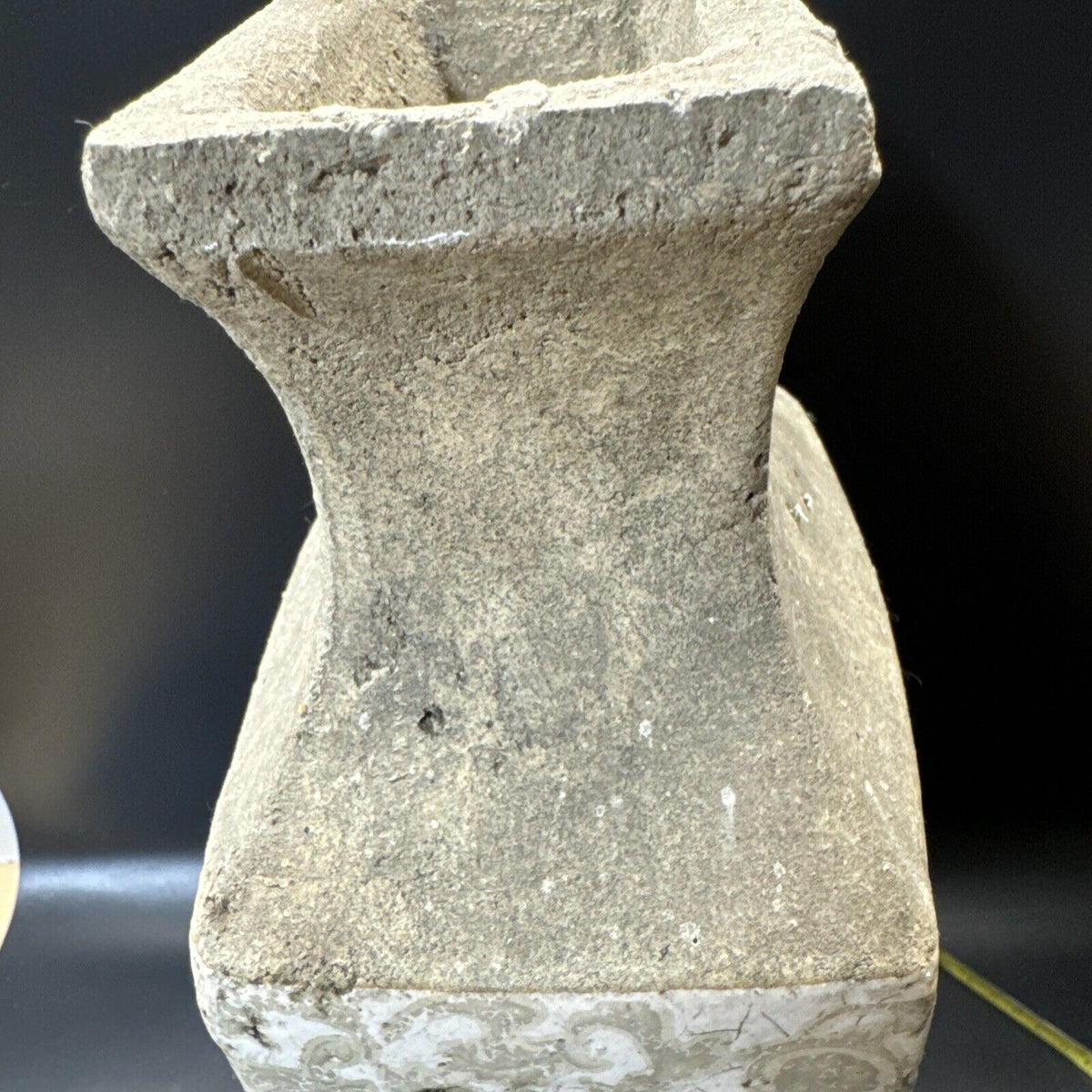 Handcrafted Stone Ware Floral Vase