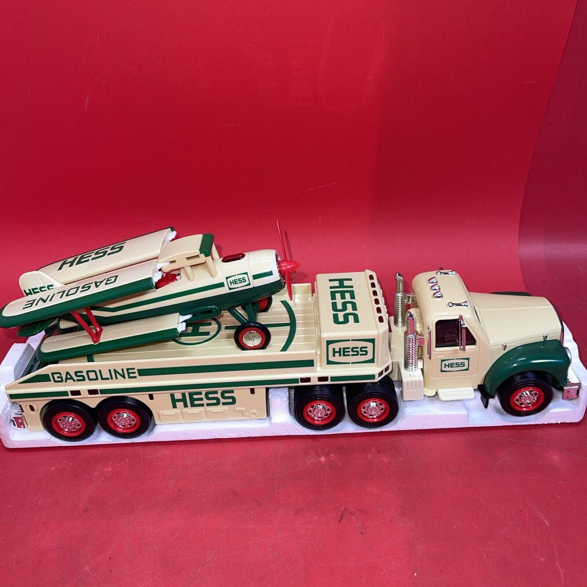 2002 Hess Toy Truck and Airplane  Original Box &Bag