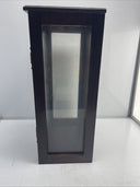 Wooden Cabinet Box Display Glass 23”x 13”x 9”