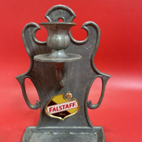 Vintage Metal Falstaff Beer Candle Holder Wall Sconce 1pc