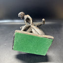 Vintage Austin Productions Chalk Ware Sculpture, Leapfrog