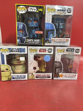 Star Wars  Mixed FunkoPop Lot 5 #1