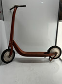 Vintage Red Metal Foot-Push Scooter