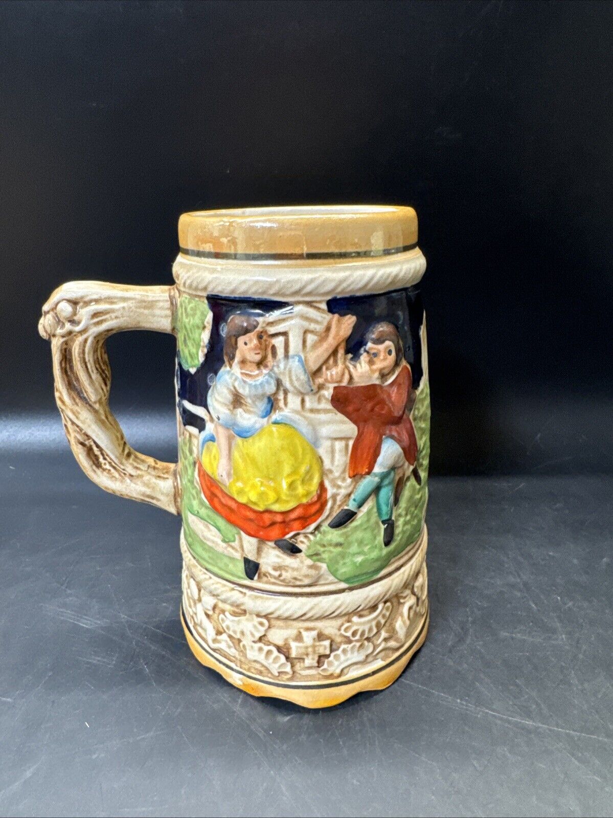 Beer Mug Stein Music Box From Japan Display Piece