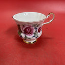 Royal Windsor Tea Cup And Saucer Roses Fine Bone China Made In England 
