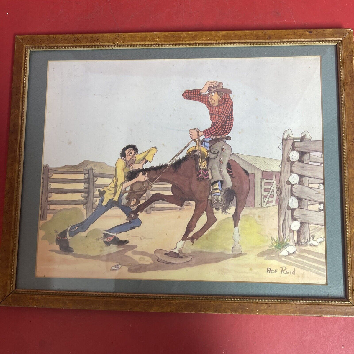 Vintage Ace Reid Wall Art