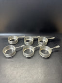 Sterling Silver Black Starr&Frost #4762 Creme Brulee Holder/ Lot Of 6