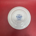 Vintage Grindley English Country Inns Blue & White Coupe Cereal Plates Lot 8