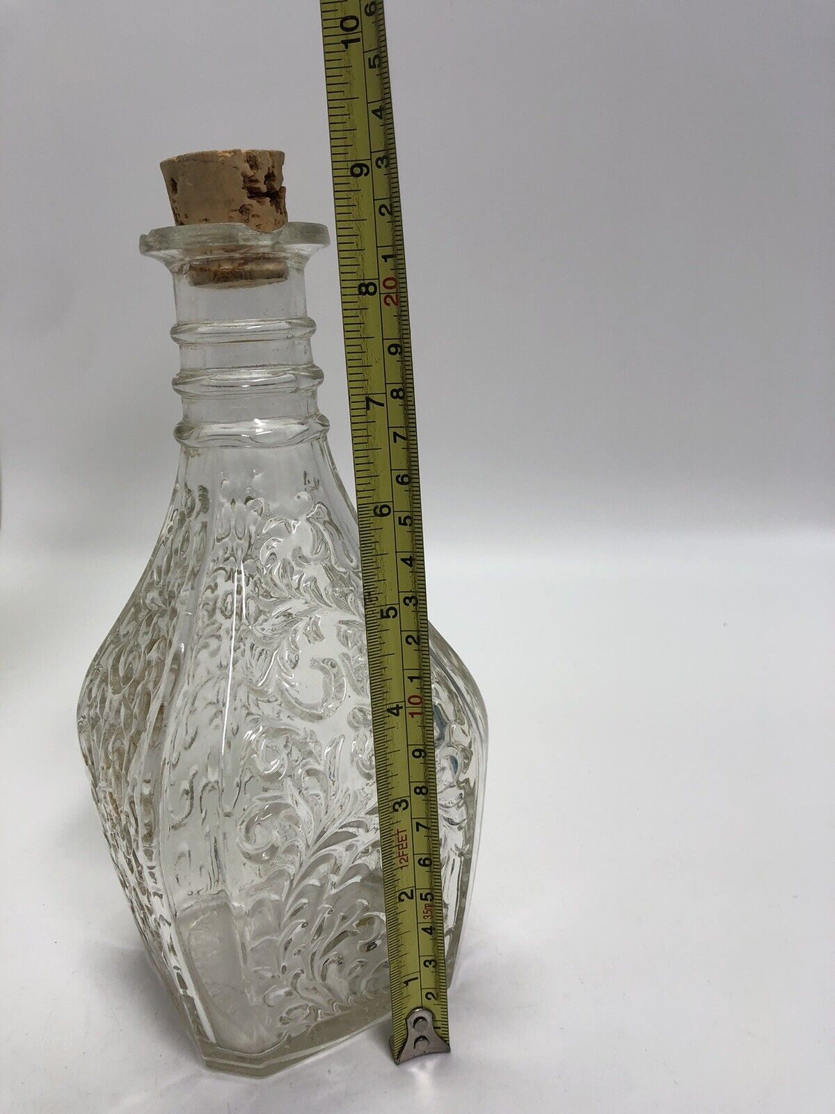 Vintage Glass Liquor Decanter with Stopper
