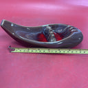 Vintage Mid-Century Ashtray Red Wing Pottery USA Freeform Ashtray Brown Red