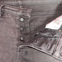 KSUBI Jeans Mens 34 Black Van Winkle Ace Button Fly Stretch