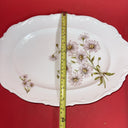 Mitterteich Daisy  Bell Oval Plates Length 16” & 12” , Sauce Boat.( Lot 3)