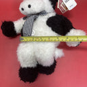 Vintage Plush Cow Black and White :Hi ! I’m Betsy Squeeze Me I Moo