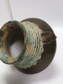 Vintage Japan Textured Majolica Style with Fruit Cone Shaped