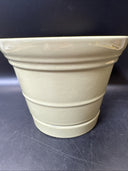 Ceramic Green Planter With Underbowl 5”x 6.1/3”