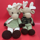 Handmade Crochet Animal Toys Funny Deer Doll Cute Baby Gift