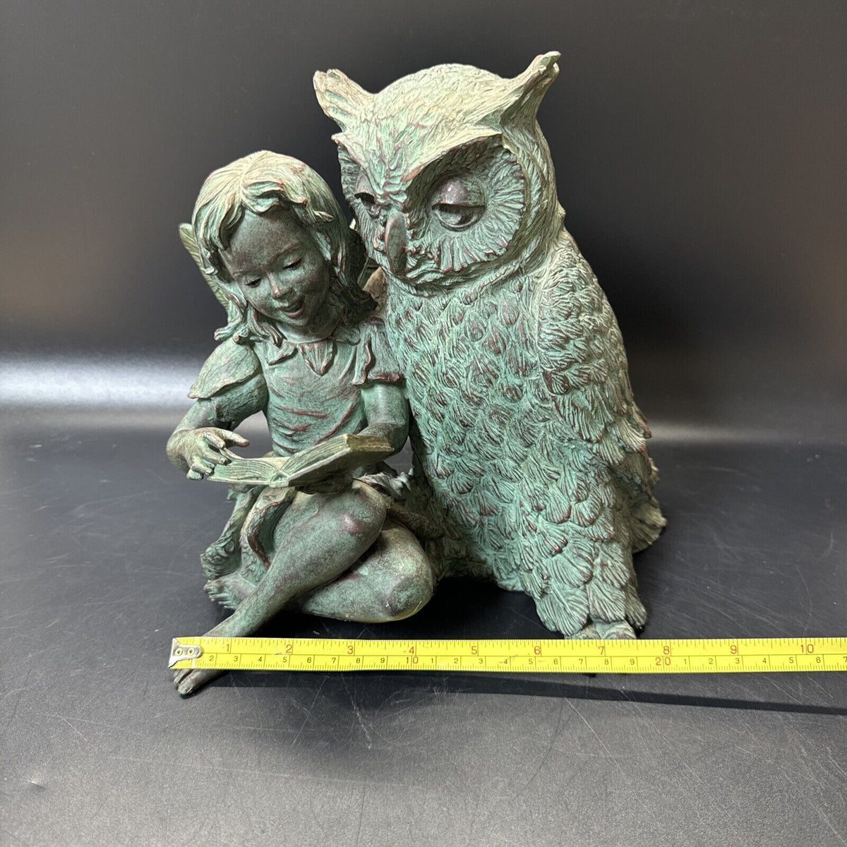Under The Sun 2002 Statues 9" Fairy With Owl