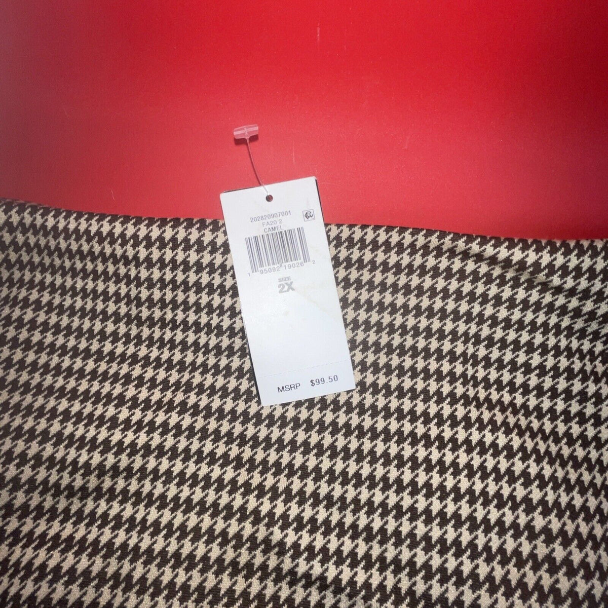 Lauren Ralph Lauren Size 2X Hounds Tooth Pencil Skirtx