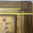 Kimberly Poloson Flowers Basket on Rustic Wooden Background Framed Print Picture