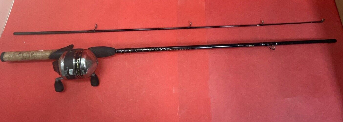 Zebco Mercury MERC562M 5'6" 2-Piece Casting Fishing Rod & Fshing Reel