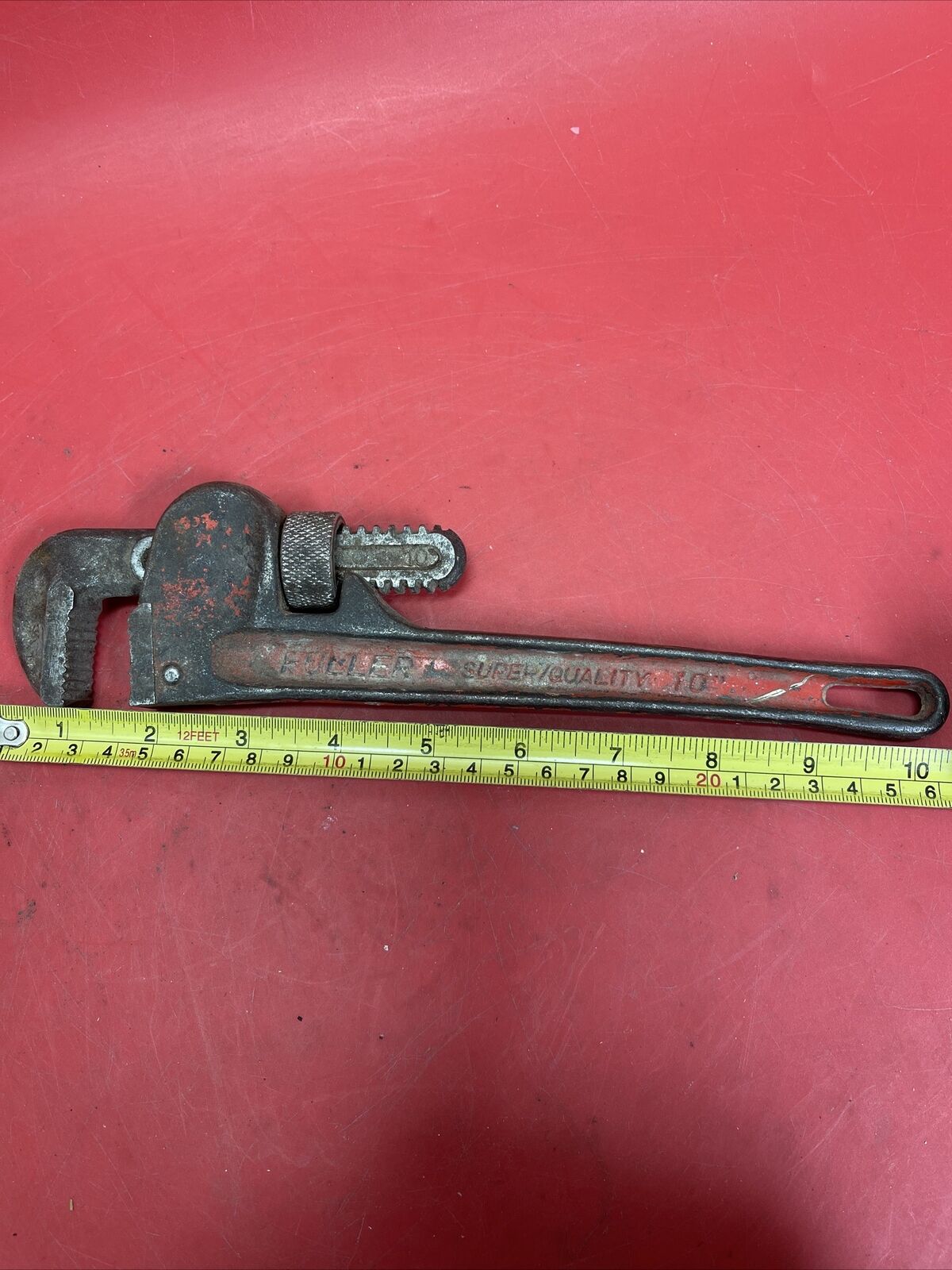 2 Pipe wrench 14"-10", adjustable, heavy duty, HD, used