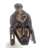 Handcarved Wooden African Tribal Mask