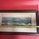 R. Atkinson Fox, Sail Boats Ocean Waves  Framed Print 1908