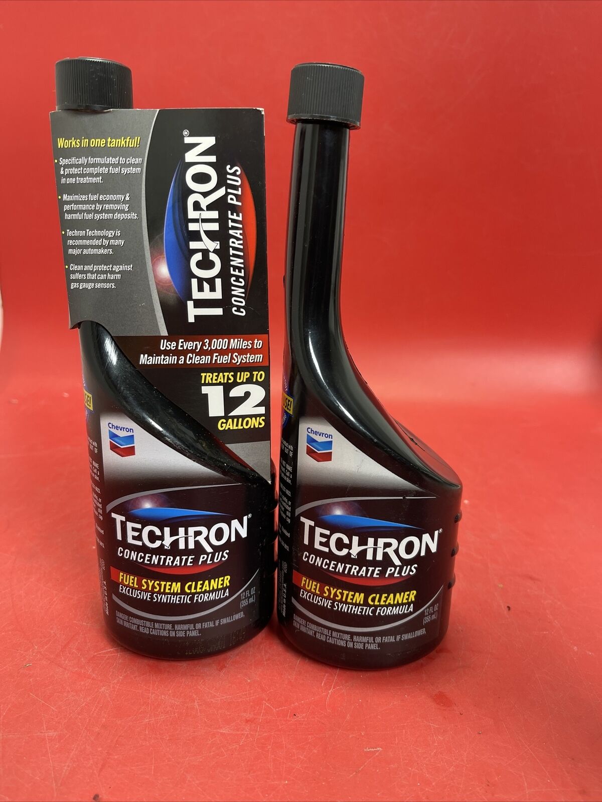 Chevron Techron Concentrate Plus Fuel System Cleaner -67740 12 oz. Pack - 2