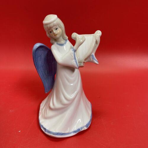 Vintage Seymour Mann Angel Music Box Silent Night & Praying Children
