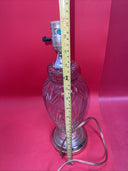 Vintage Lamp Excelsior Lead Crystal Brass Art Deco 16 Inches Bulb Included