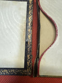 Antique Visiting Card Case with Inlay and Gilt Trim