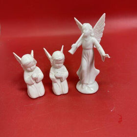 Vintage Porcelain Angel Figurines Set 3