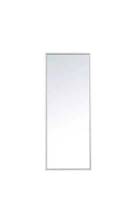 Elegant Lighting MR41436 Monet 36" x 14" Framed Bathroom Mirror - Silver