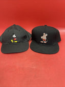 Mickey Mouse Snapback Hat 100th Chrome Enamel & Mickey Mouse Lot 2