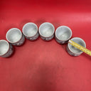 Vintage Asian Tea Set Teapot Cups Flowers Bridge Scene China Japan