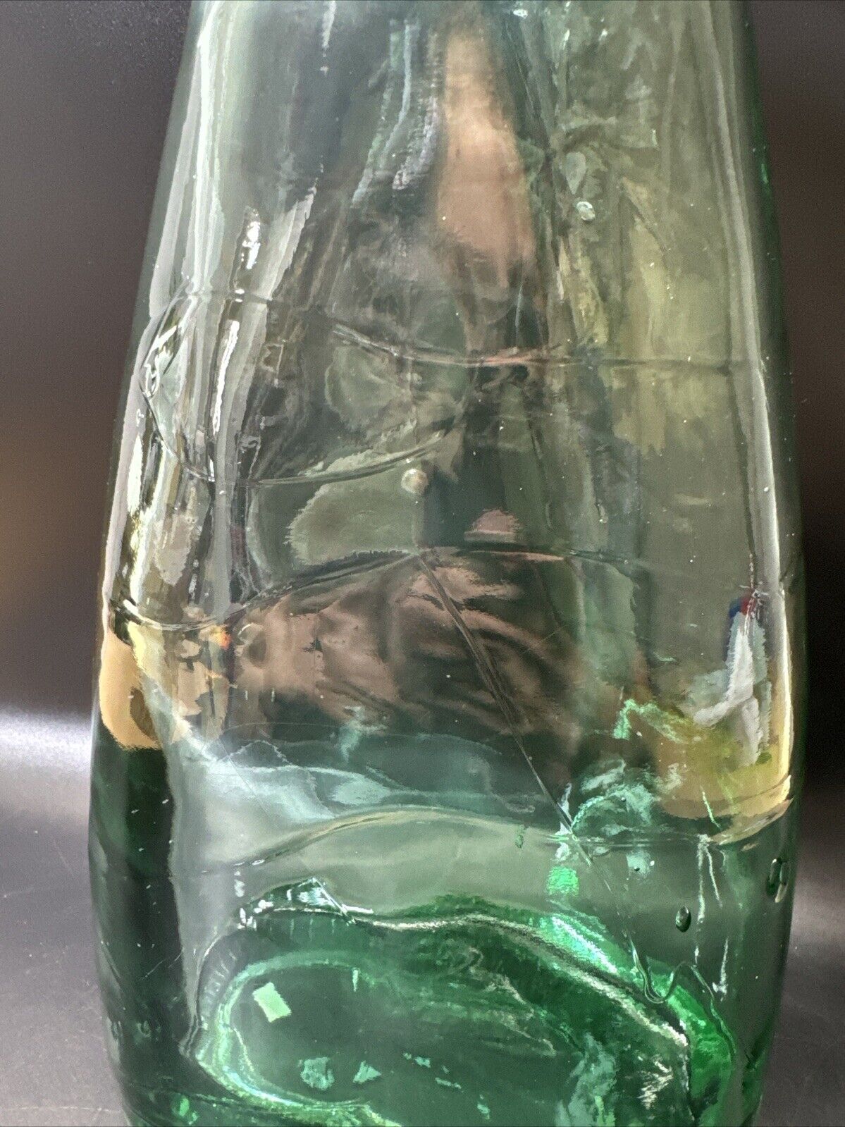 Oversized Art Glass Sculptural Vase Vessel